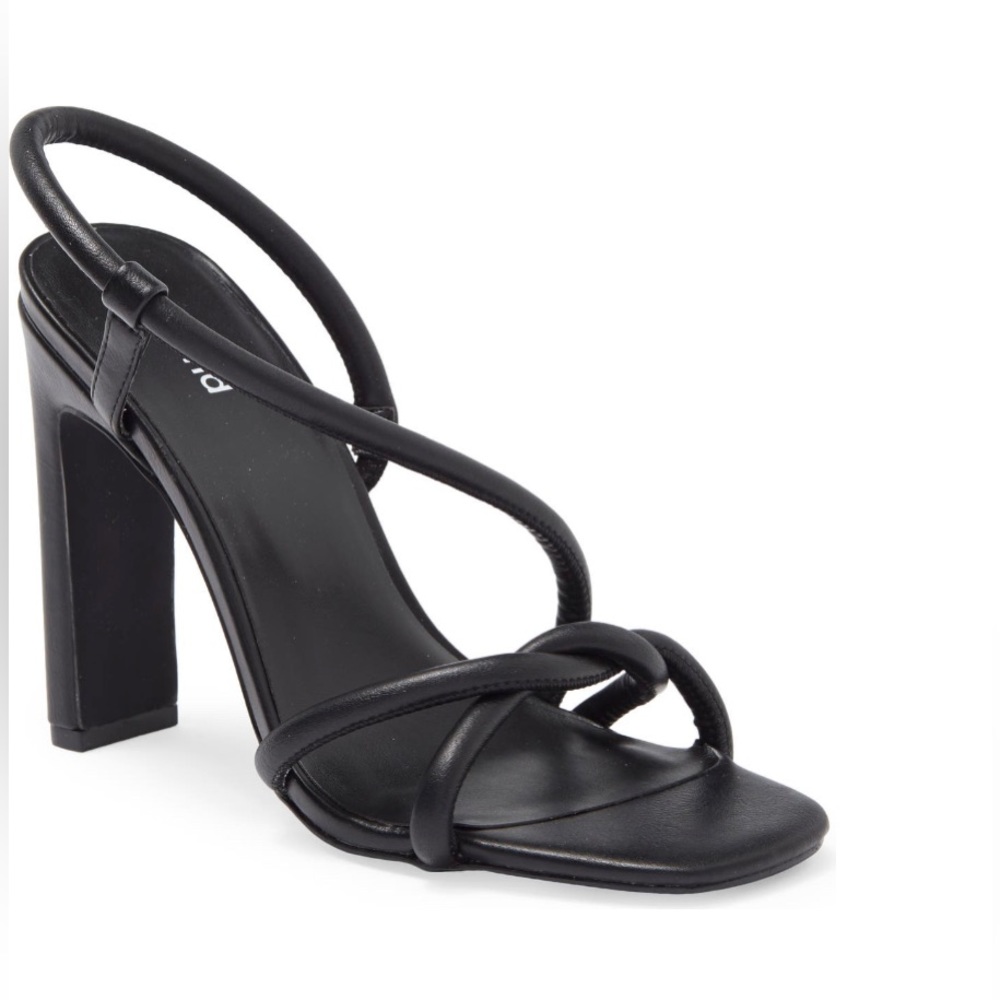 Abound Rosalie Black Slingback Sandal Heel
